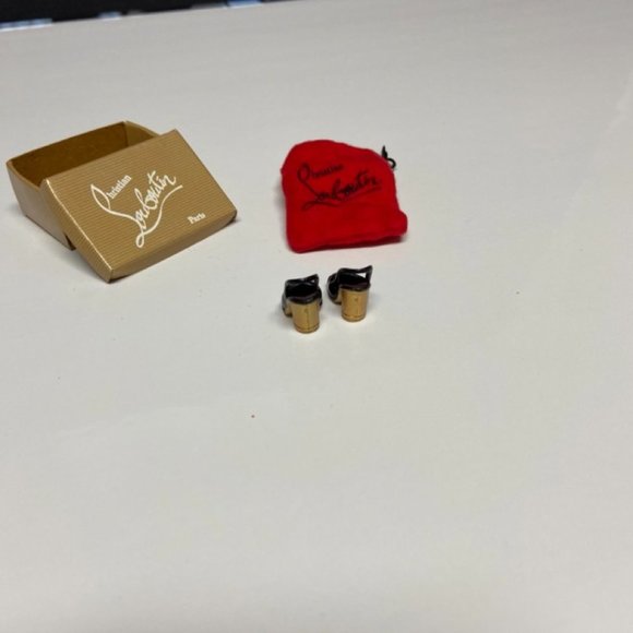 Authentic Christian Louboutin Miniature Shoes (Barbie) with Box and Dustbag. - Picture 3 of 15